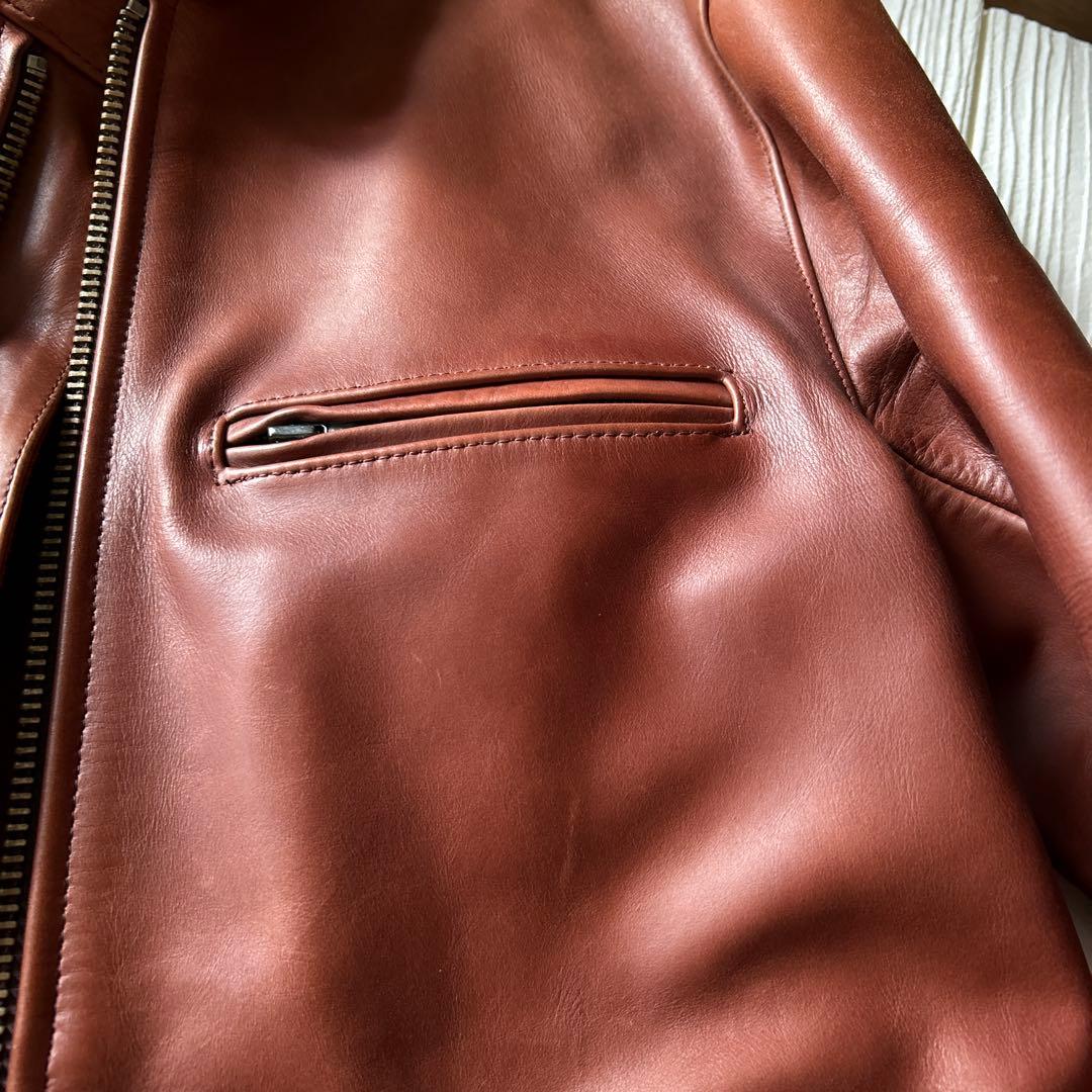 FREEDOM レザージャケット　シングルライダースジャケット　フリーダム