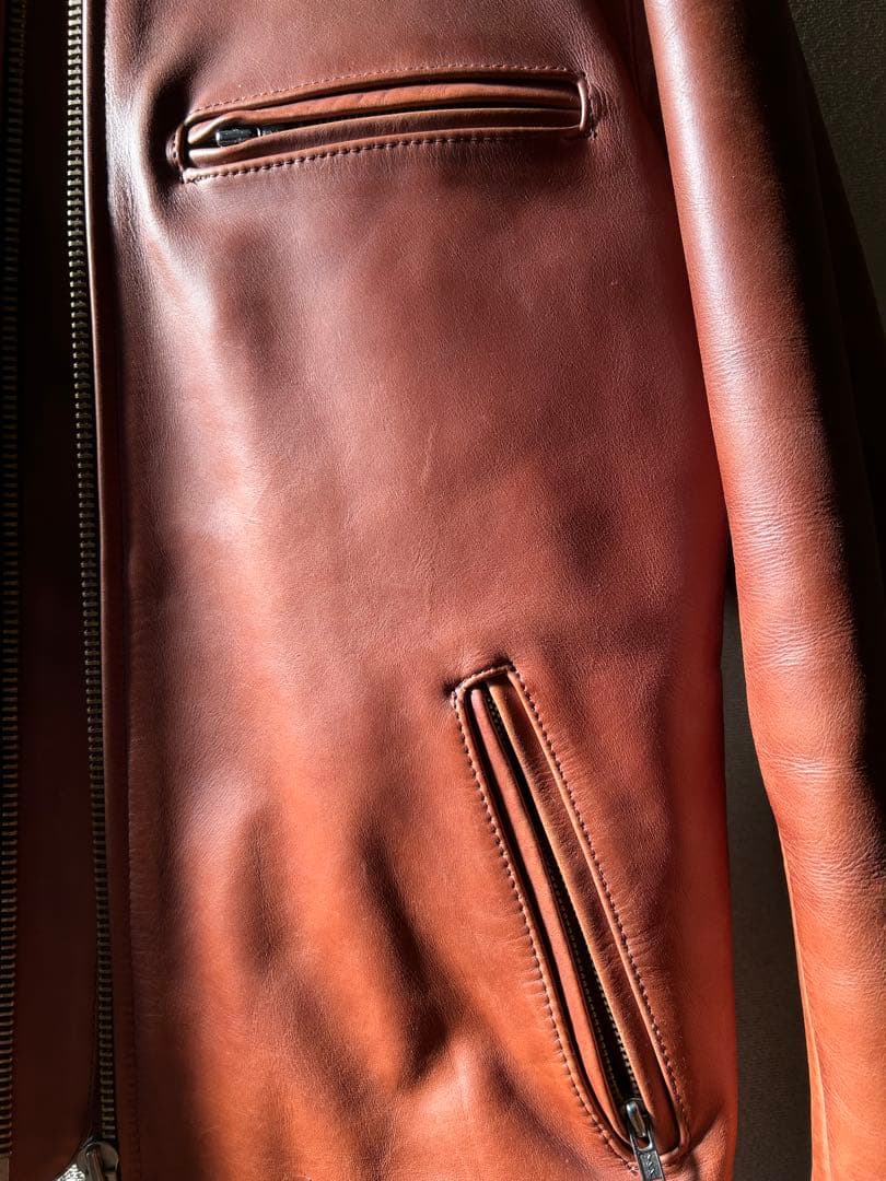 FREEDOM レザージャケット　シングルライダースジャケット　フリーダム