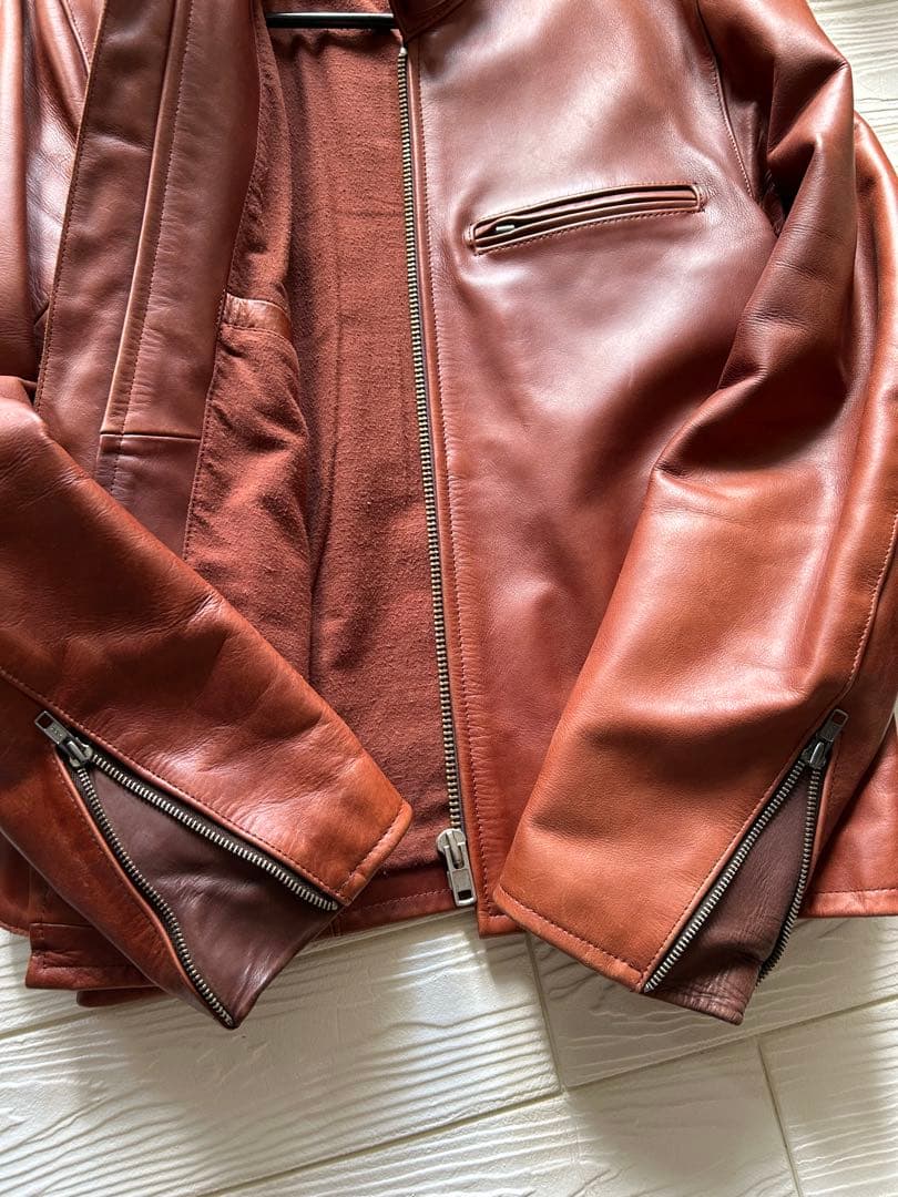 FREEDOM レザージャケット　シングルライダースジャケット　フリーダム