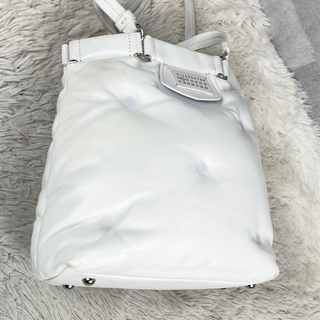 A4可 美品 メゾンマルジェラ レザー 2WAY ショルダーバッグ グラムスラム