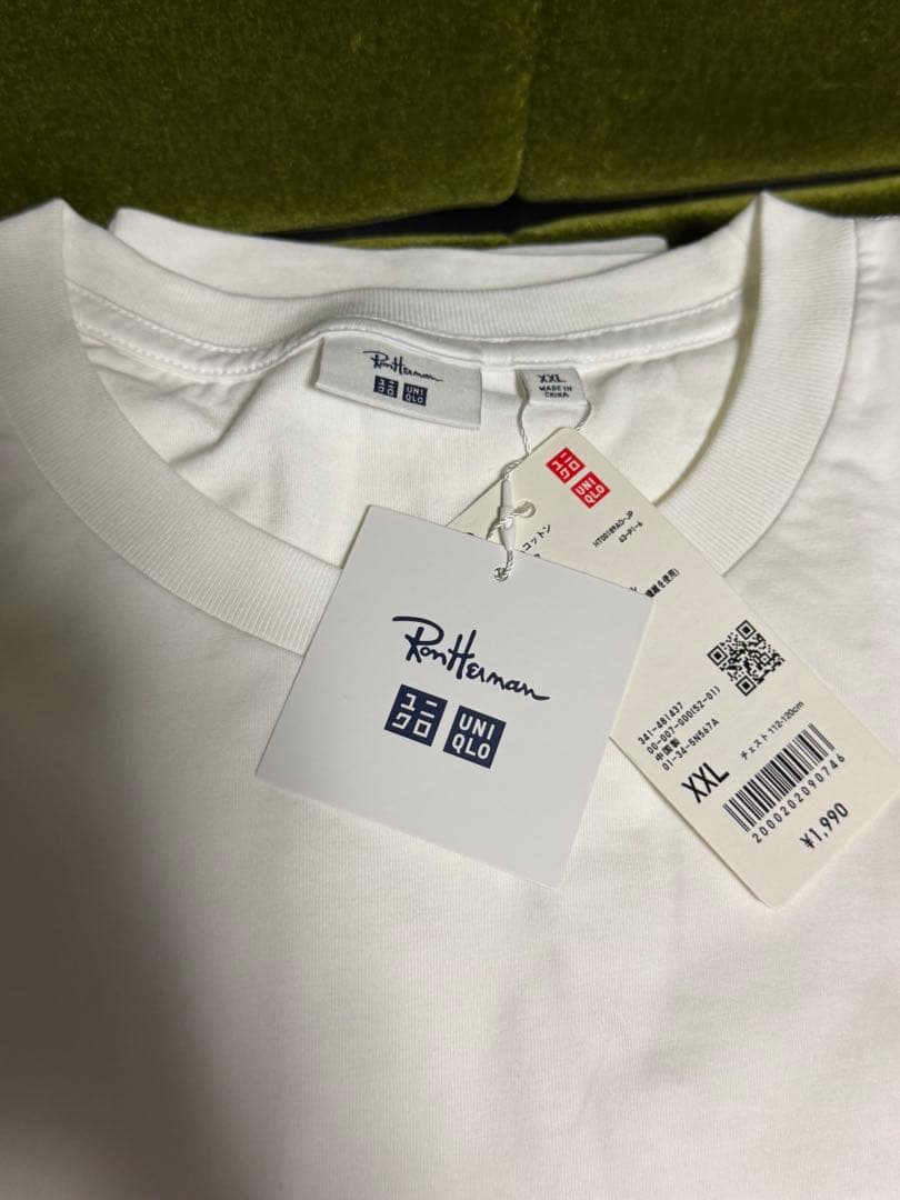 ロンハーマン×ユニクロ　コラボTシャツ ブラック ホワイト セット　XXL