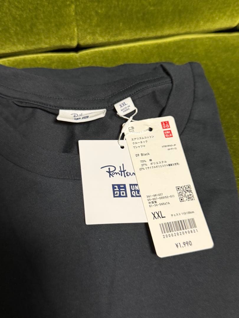 ロンハーマン×ユニクロ　コラボTシャツ ブラック ホワイト セット　XXL