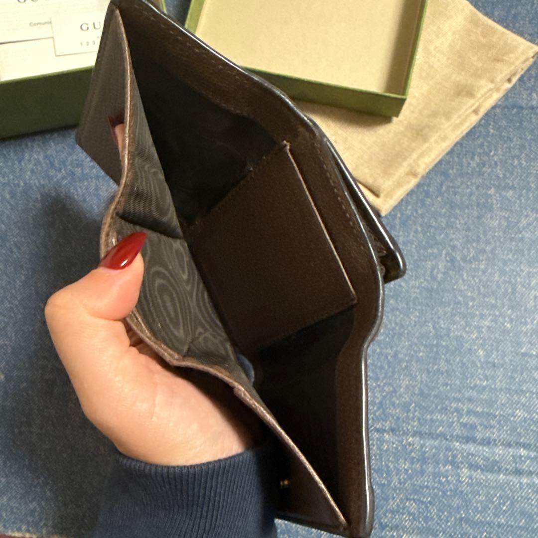 GUCCI グッチ 三つ折り財布 Ophidia オフィディア