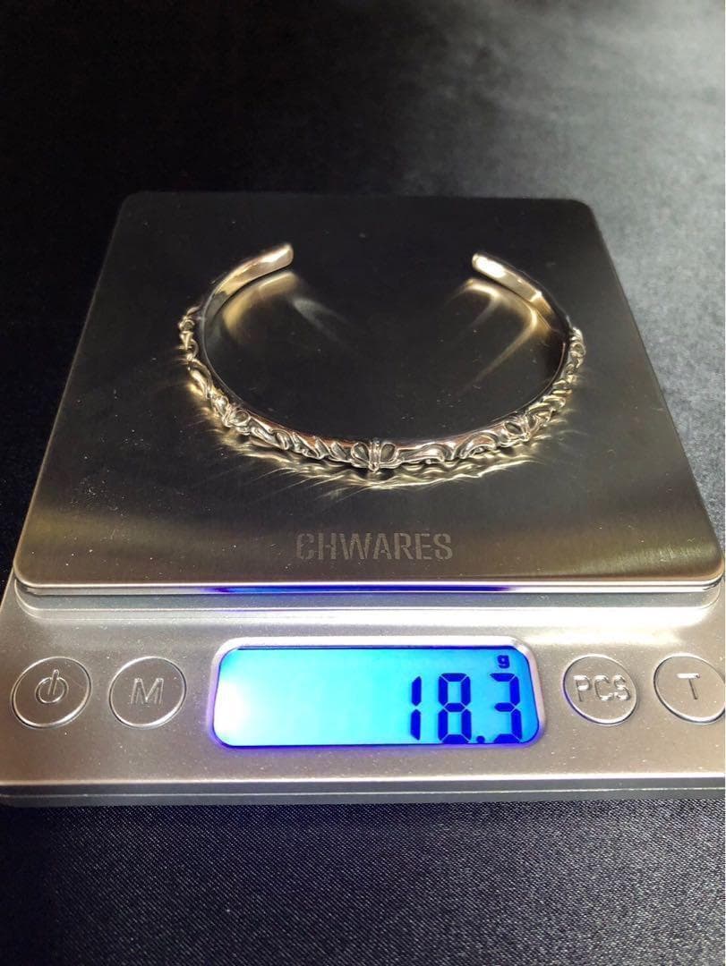 シルバー925 バングル　クロス　プラス　⑥ 7455