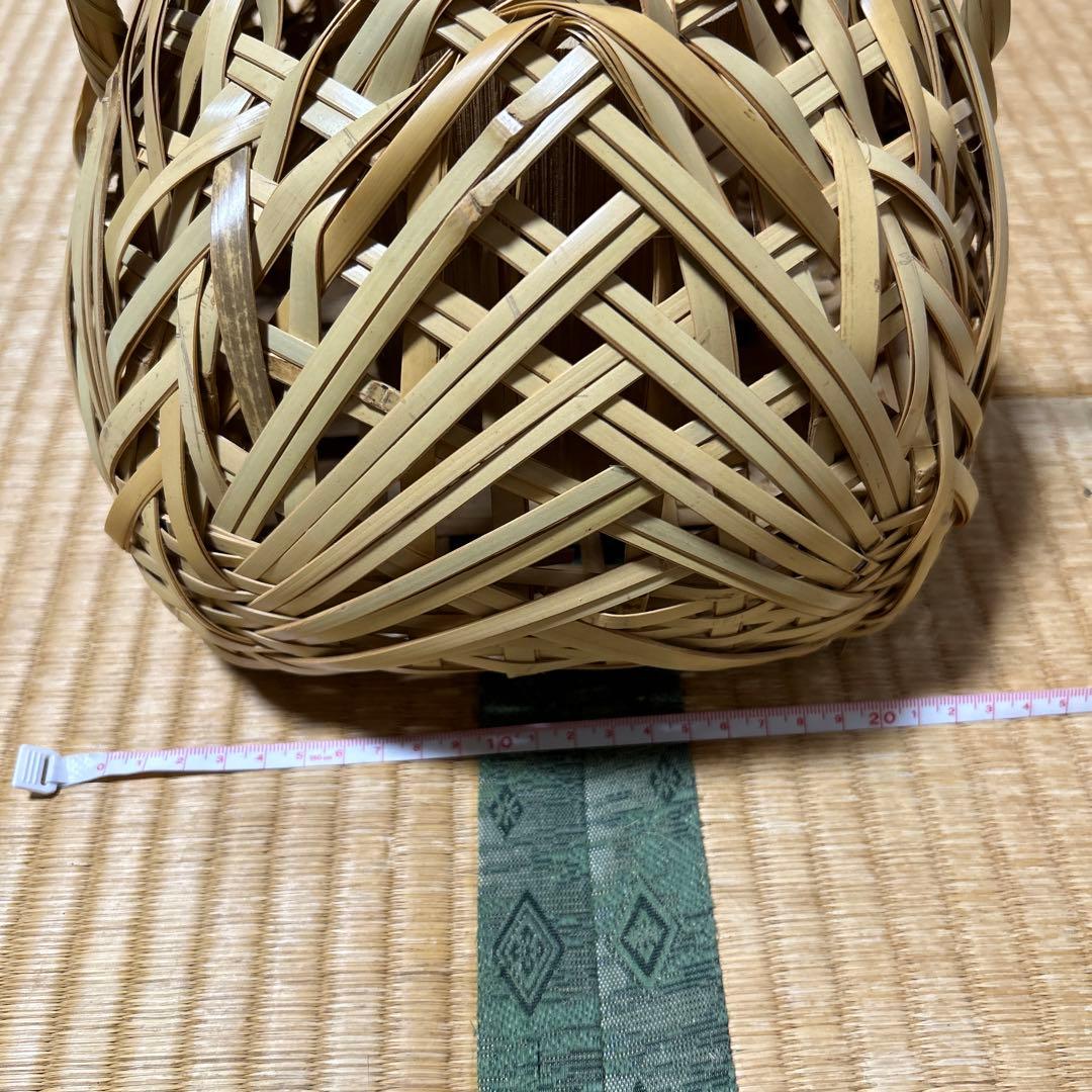 竹細工　竹籠　花器　大分　未使用
