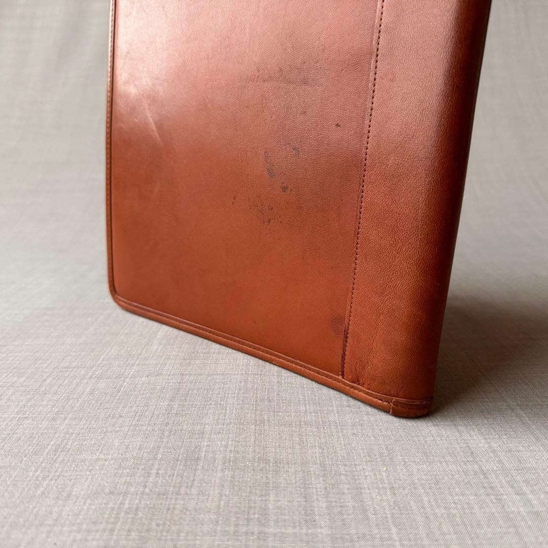 COACH コーチ レザー ドキュメントケース ブラウン