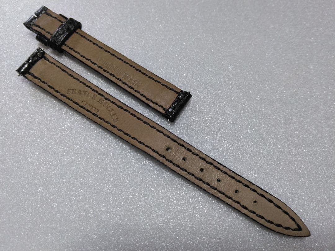 【美品】フランクミュラー 11mm 腕時計 ベルト 純正 正規 クロコ 2500