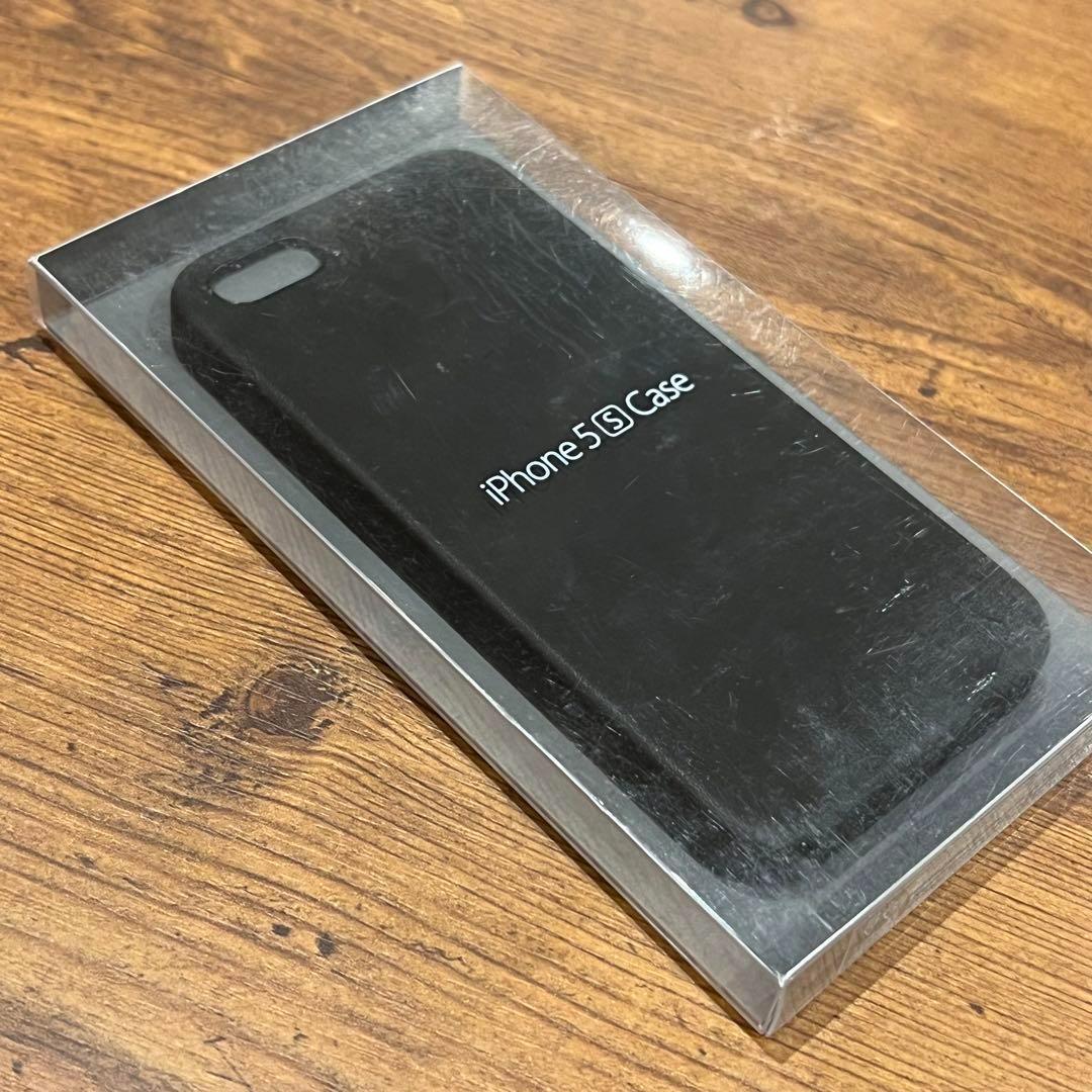新品Apple純正品iPhoneSE純正ケース 黒 レザーケース 純正カバー