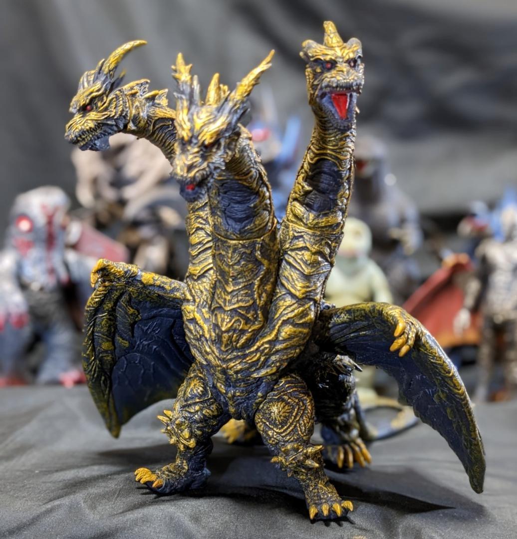 FWゴジラ・カイザーギドラ・モンスターX・ミニラ他（バンダイ）ソフビ12体セット