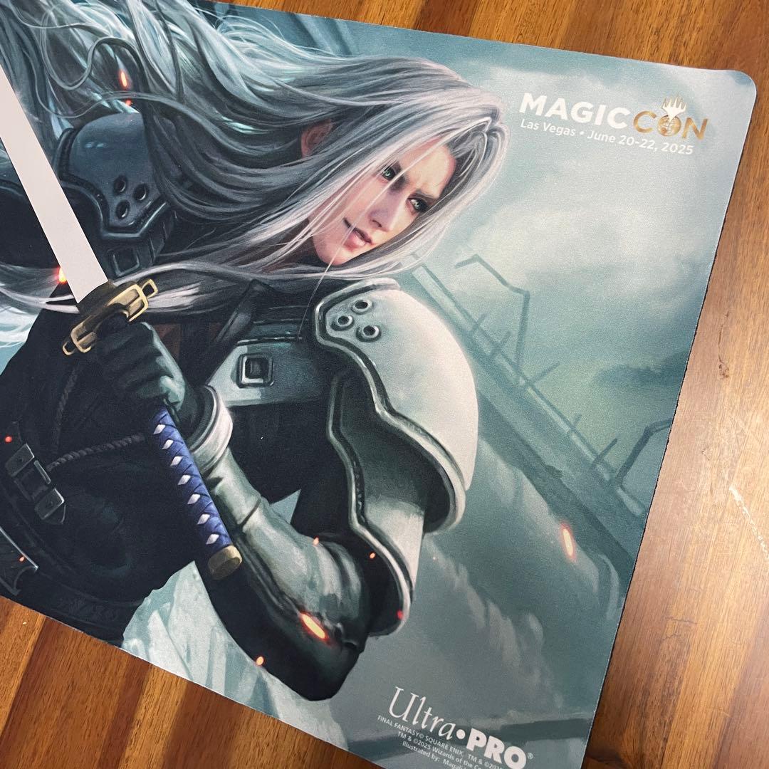 箔押しプレイマット　威名のソルジャー、セフィロス　FINAL FANTASY