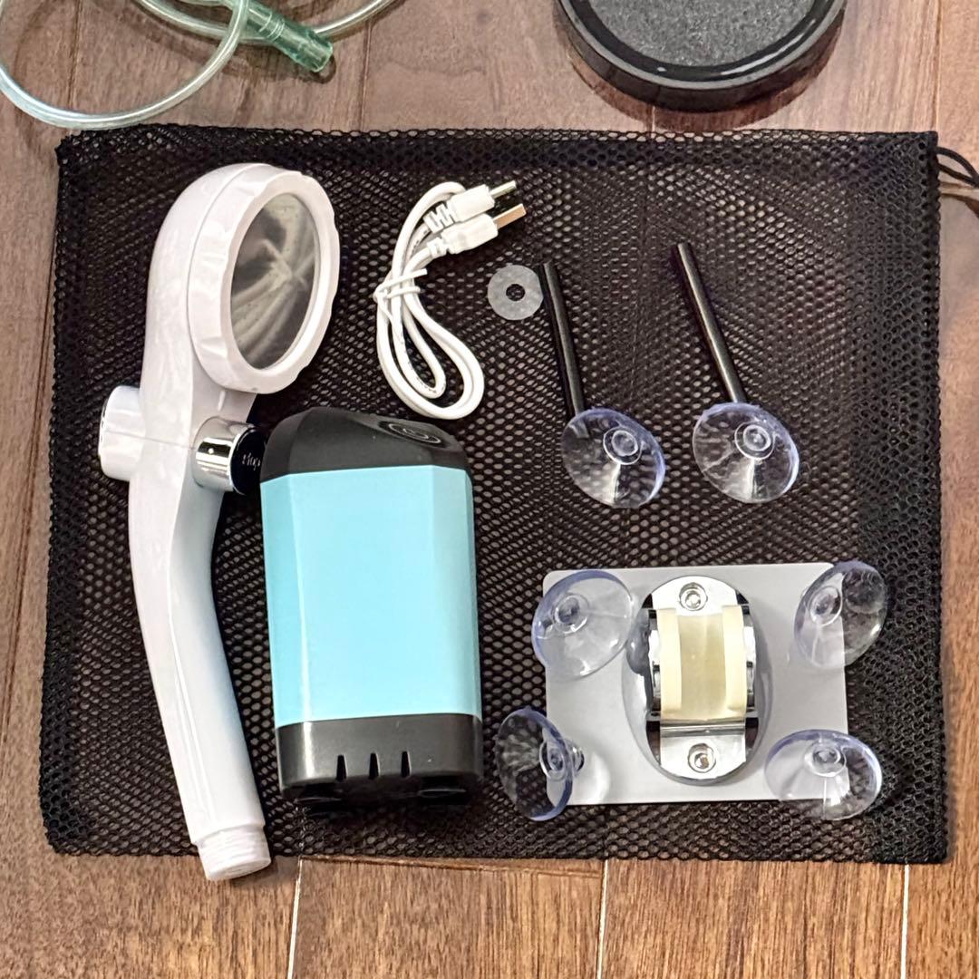 未使用・リタシャワーキット 4点セット／簡易シャワーや水素ジャグジーとしても。