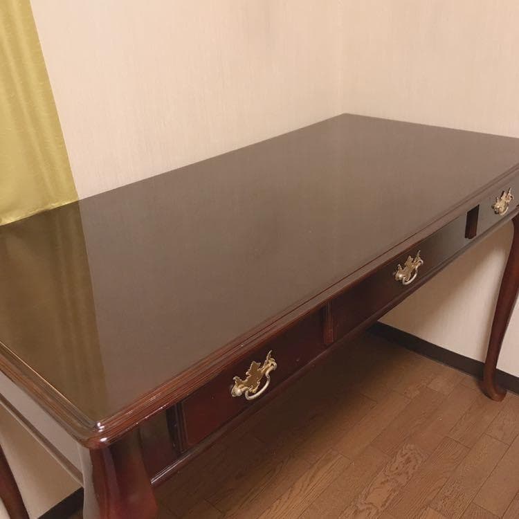ソフィー専用アンティーク調猫足デスク西洋っぽいイギリスっぽいテーブル