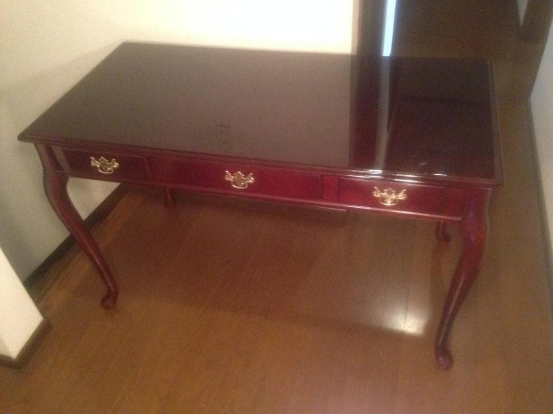 ソフィー専用アンティーク調猫足デスク西洋っぽいイギリスっぽいテーブル