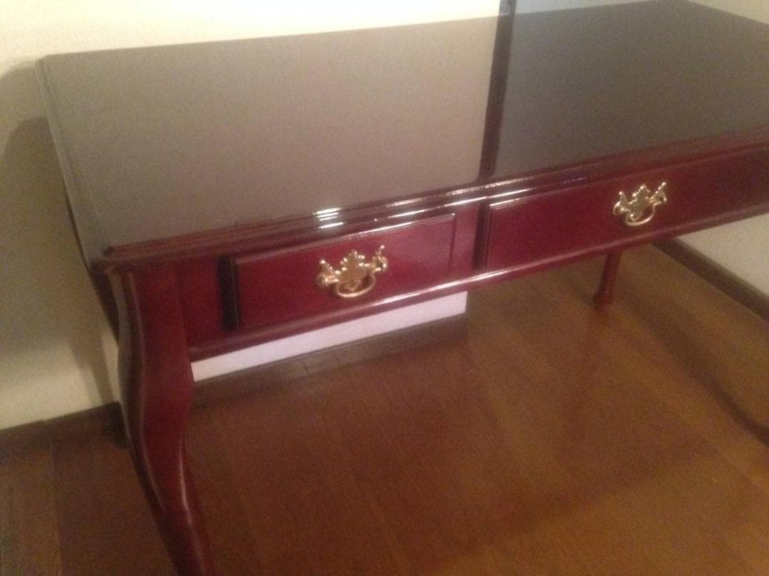 ソフィー専用アンティーク調猫足デスク西洋っぽいイギリスっぽいテーブル