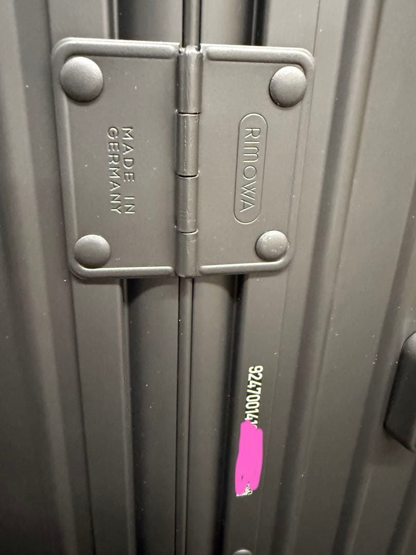 美品RIMOWA トパーズ ステルス 艶消しマットブラック82リットル