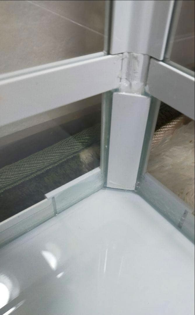 パンテオン　WH6045　ホワイト　ガラスケースケージ