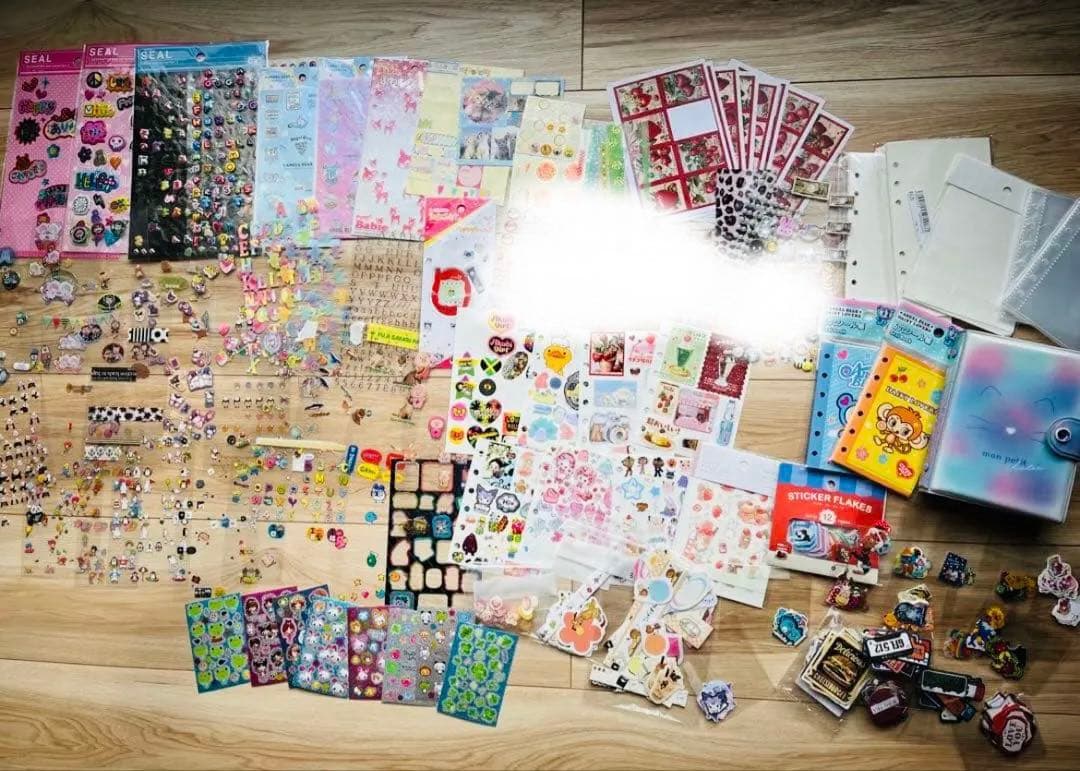 平成レトロ　シール帳完成品　フレークシール　まとめ売り