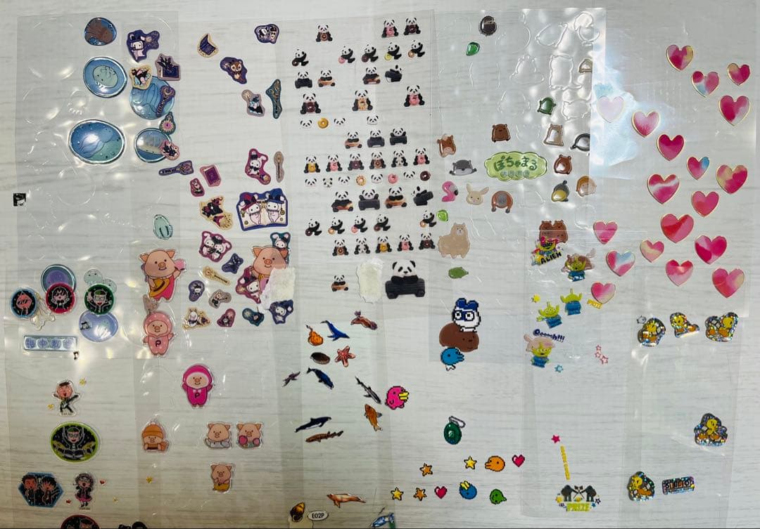 平成レトロ　シール帳完成品　フレークシール　まとめ売り