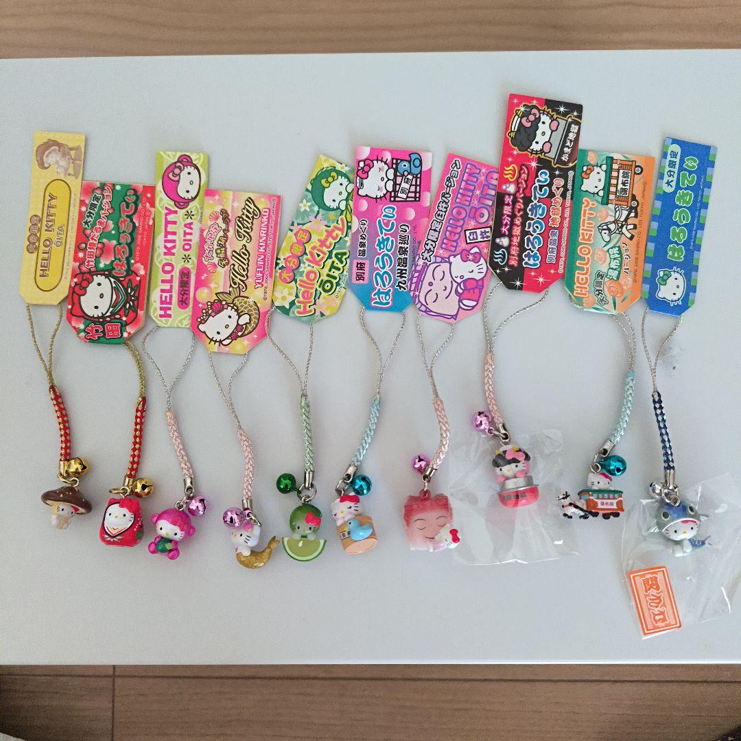 全58個☆ハローキティ　ご当地キティ　根付け　ストラップ