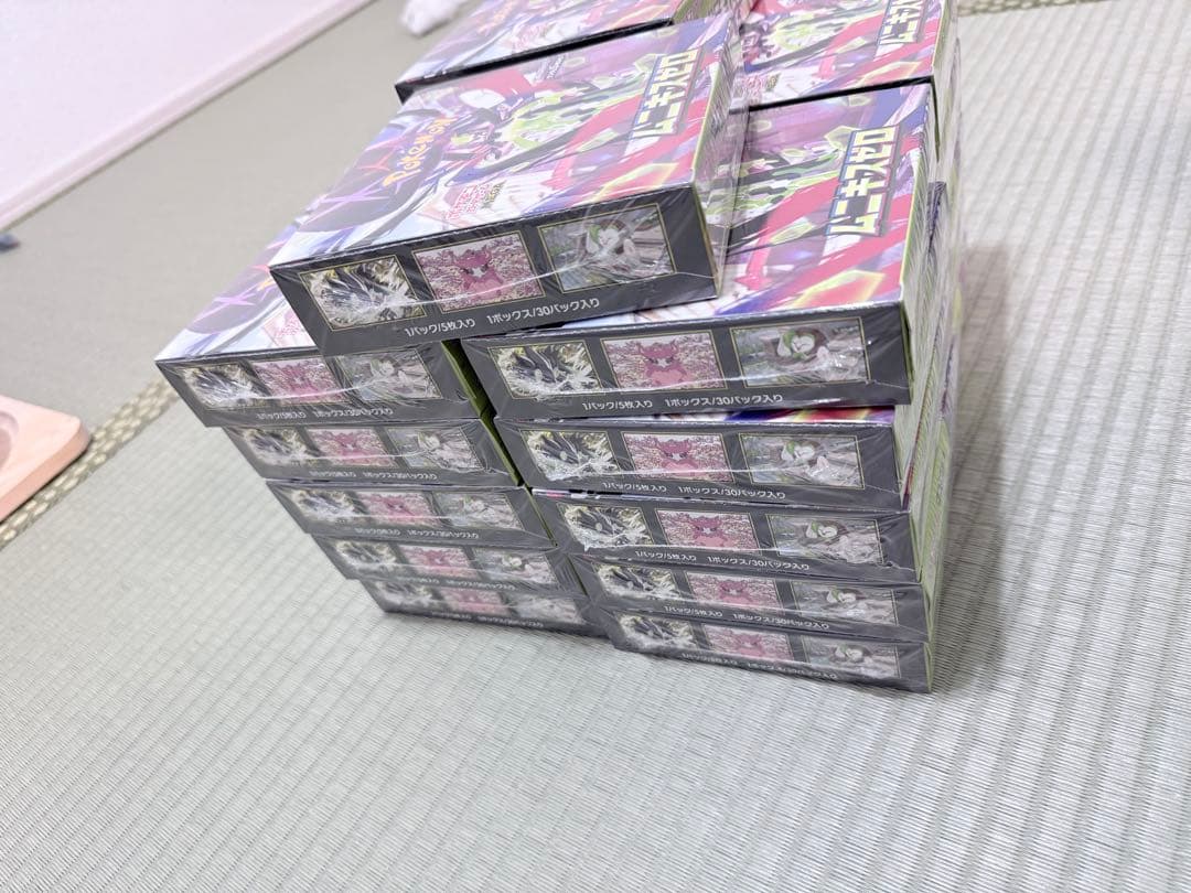 ポケモンカードゲーム・ムニキスゼロ→☆２２BOX→シュリンク付き新品未開封