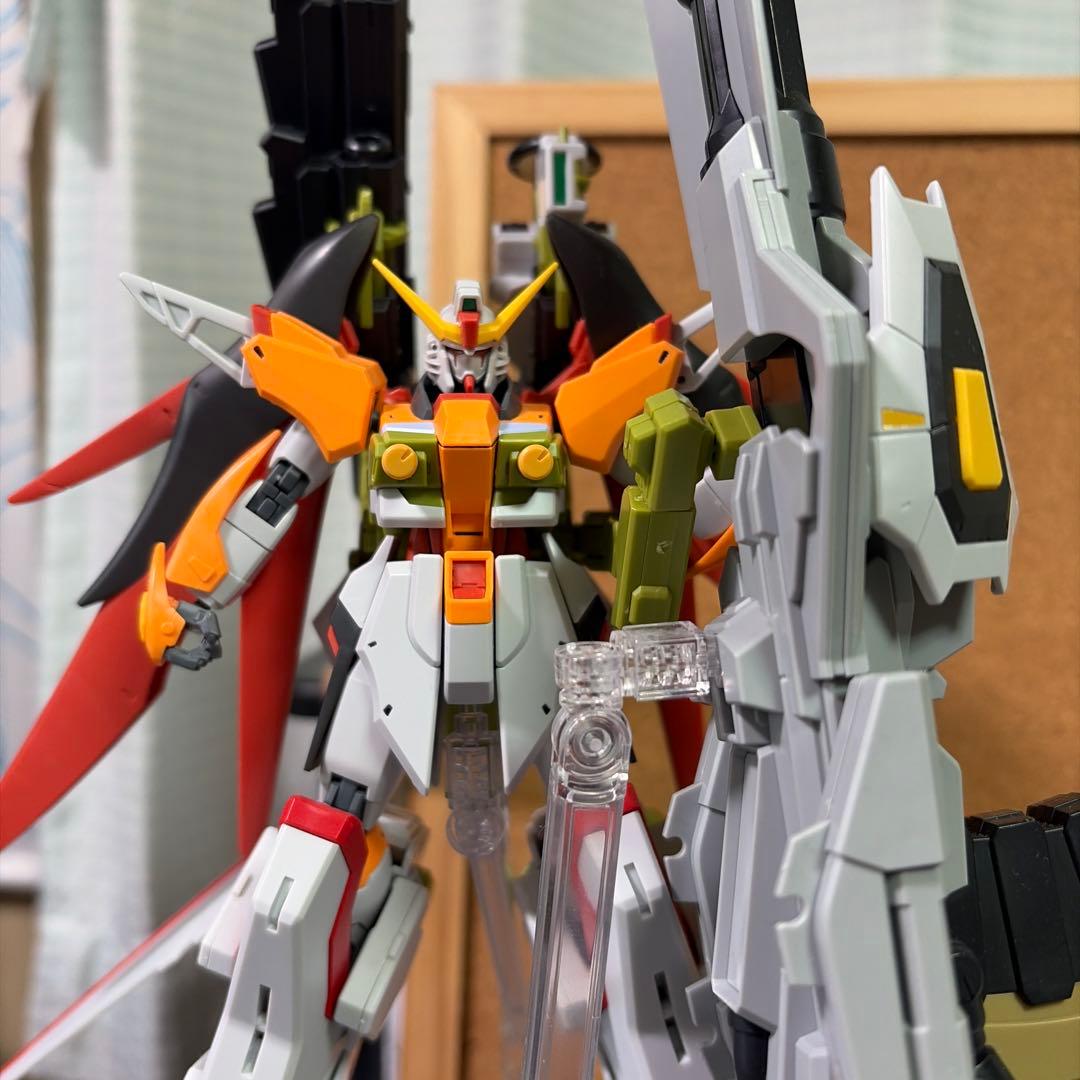 HGガンプラジャンク デスティニーガンダム（ハイネ専用機）&ゼウスシルエット