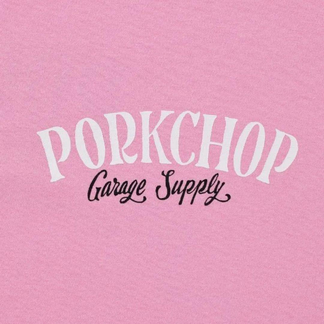 【完売品】 PORKCHOP/PORK BACK S/S TEE/ピンク