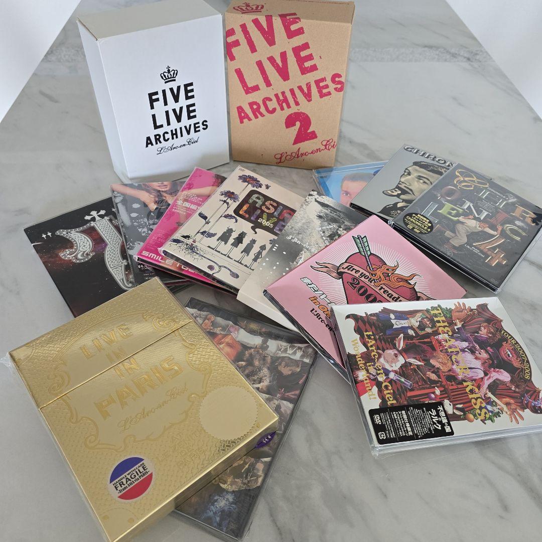 L'Arc～en～Ciel DVD 豪華FIVE LIVE Set
