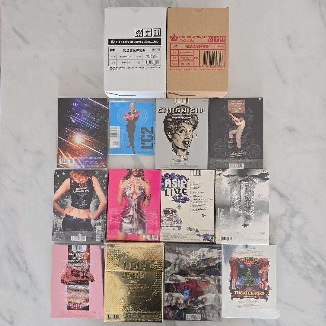 L'Arc～en～Ciel DVD 豪華FIVE LIVE Set