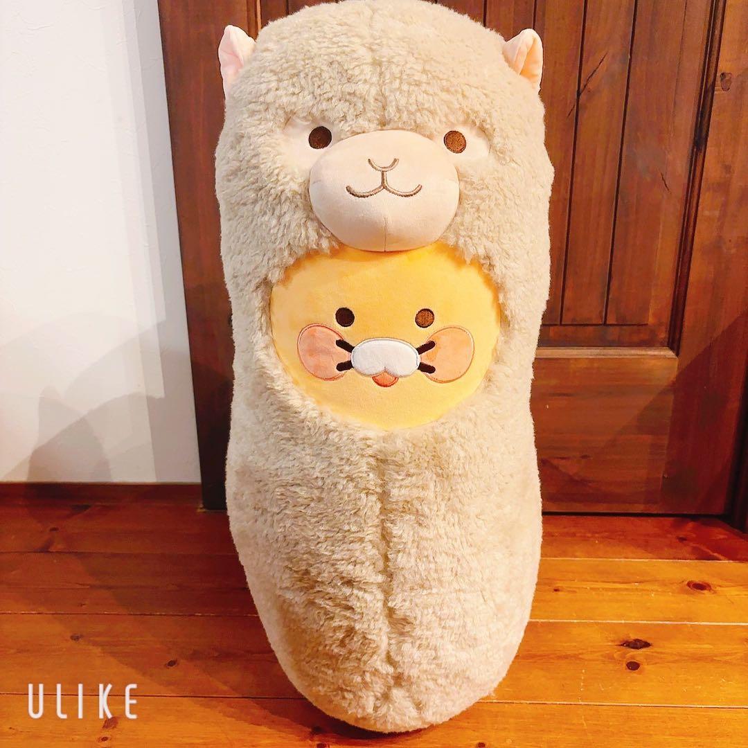 カカオフレンズ　チュンシク　特大ぬいぐるみ　アルパカ