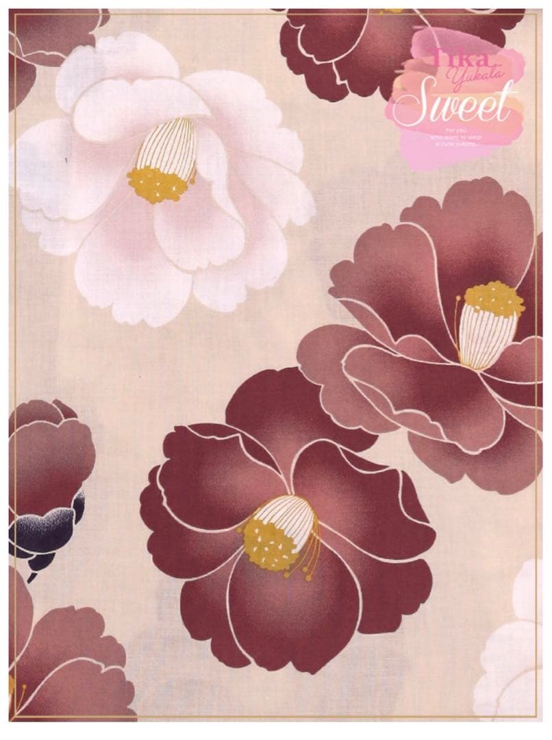 tika 浴衣3点(作り帯)セット