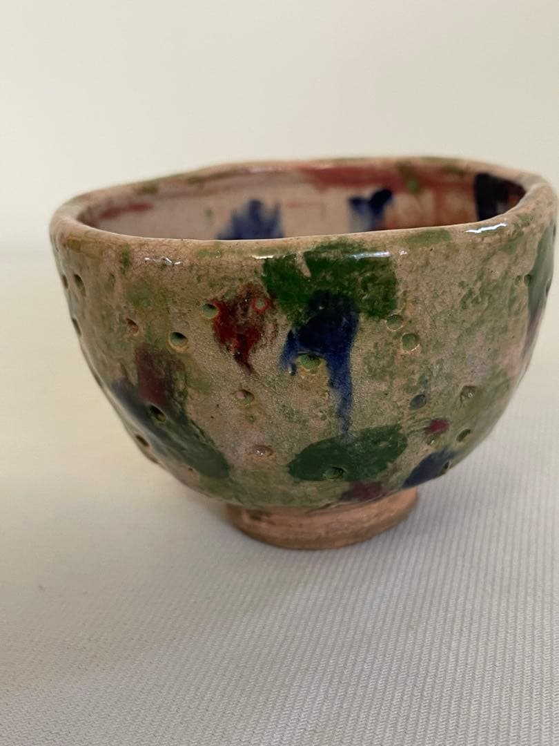 出口王仁三郎　ぐい呑み　茶碗　耀盌　ようわん 口径8.8cm 高さ6.3cm