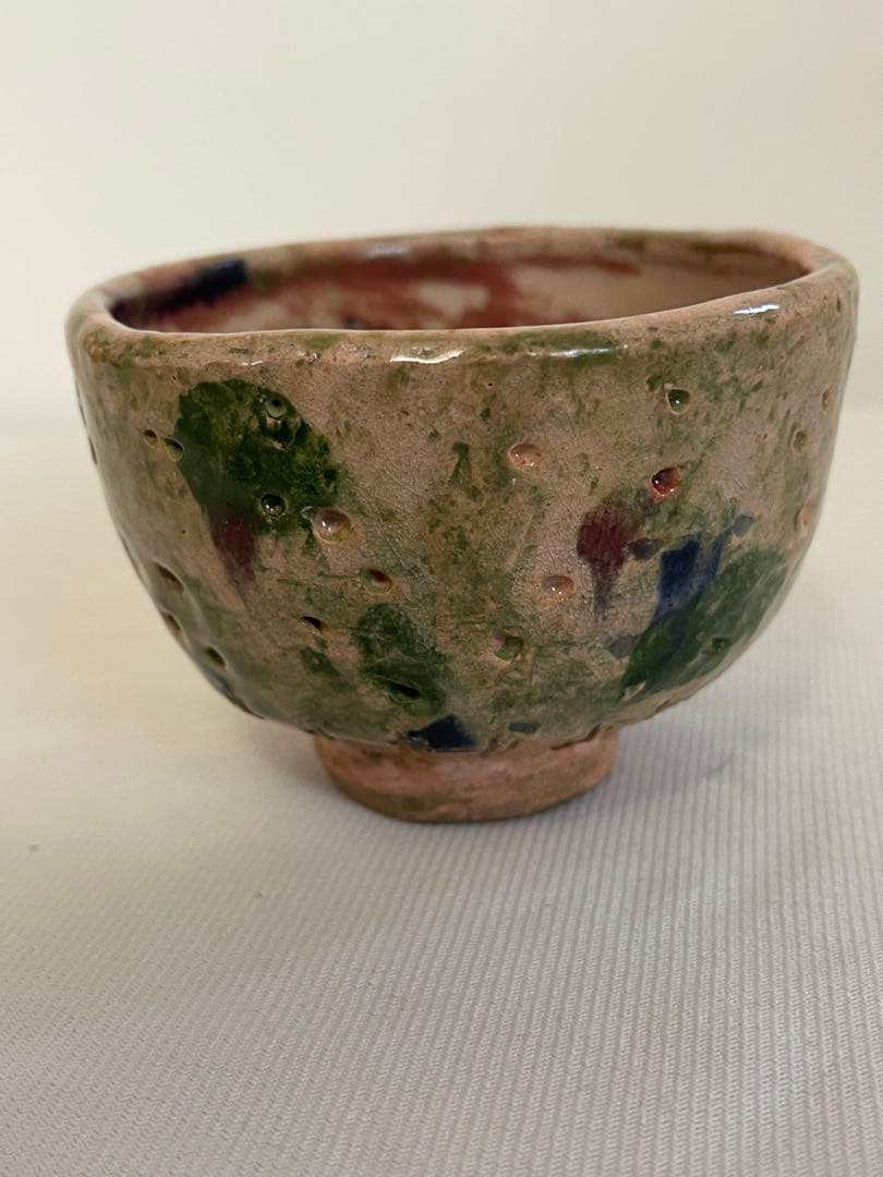 出口王仁三郎　ぐい呑み　茶碗　耀盌　ようわん 口径8.8cm 高さ6.3cm