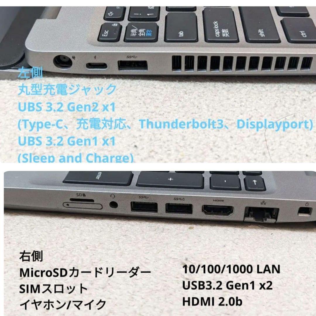 第10世代 i7/32GBメモリ/NvidiaGPU/Dell 15.6インチ