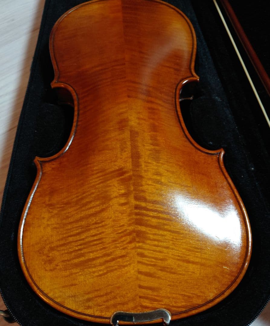 ニコロサンティNSN50S バイオリン　4/4 美品　弓、ケース、松脂、肩当付