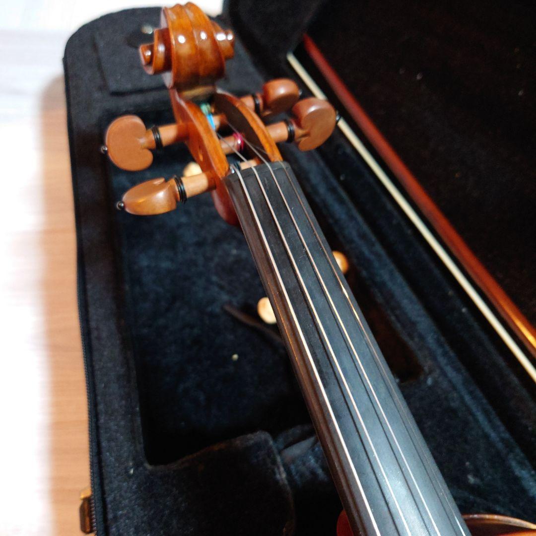 ニコロサンティNSN50S バイオリン　4/4 美品　弓、ケース、松脂、肩当付