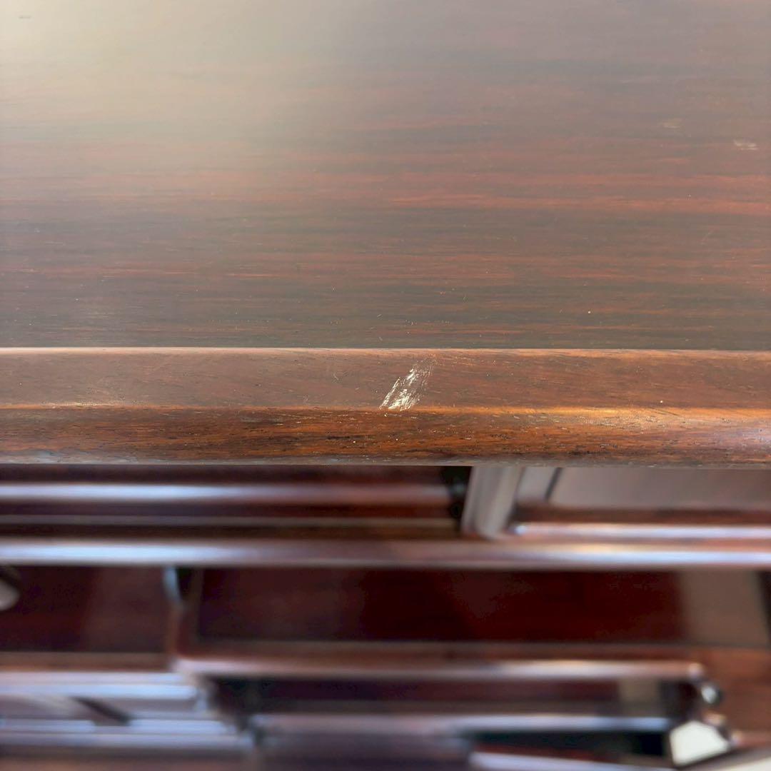 唐木家具 花梨 茶箪笥 飾り棚 日本式茶棚　筆返し　サイドボード ビンテージ