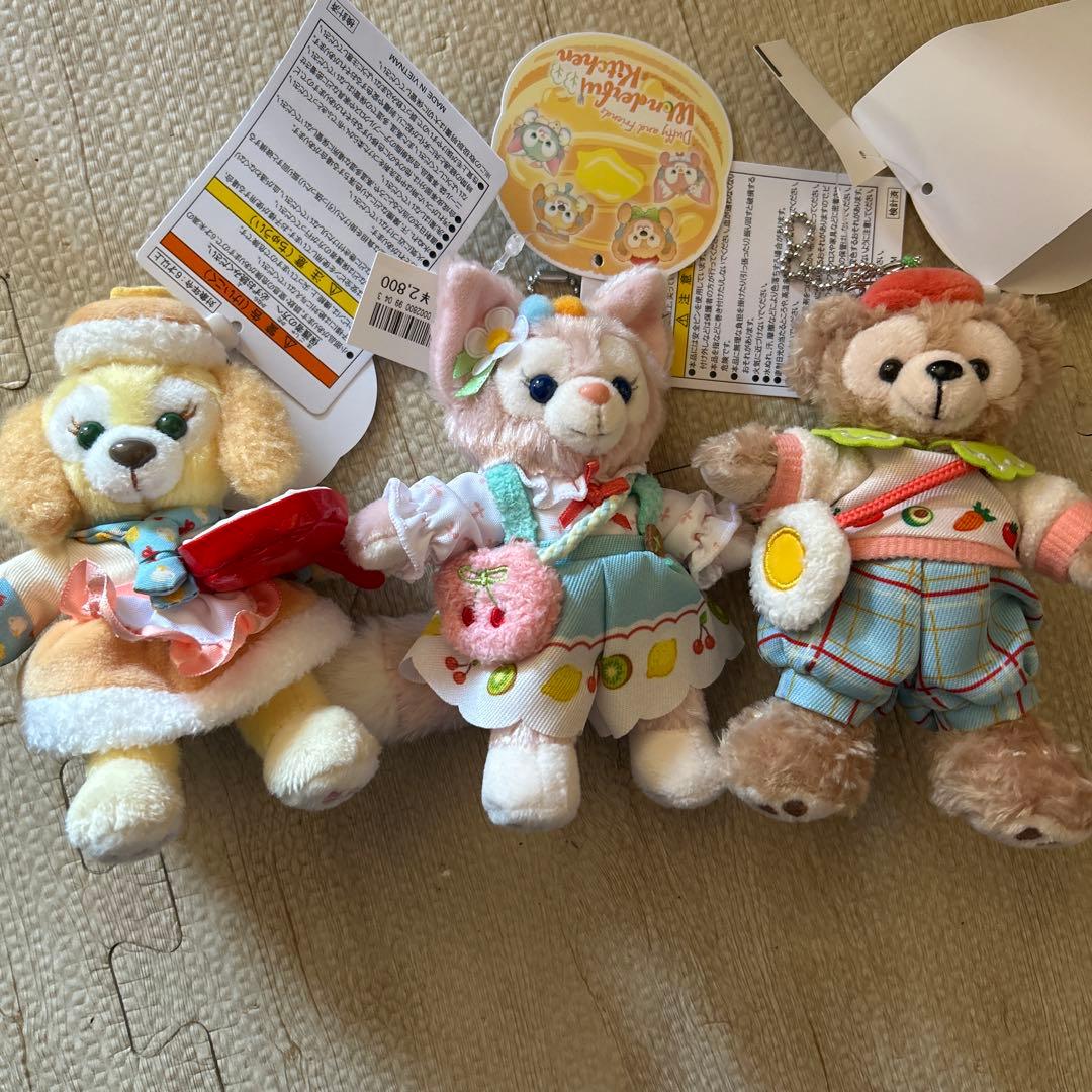 ディズニー　ワンダフルキッチン　ぬいぐるみバッチ