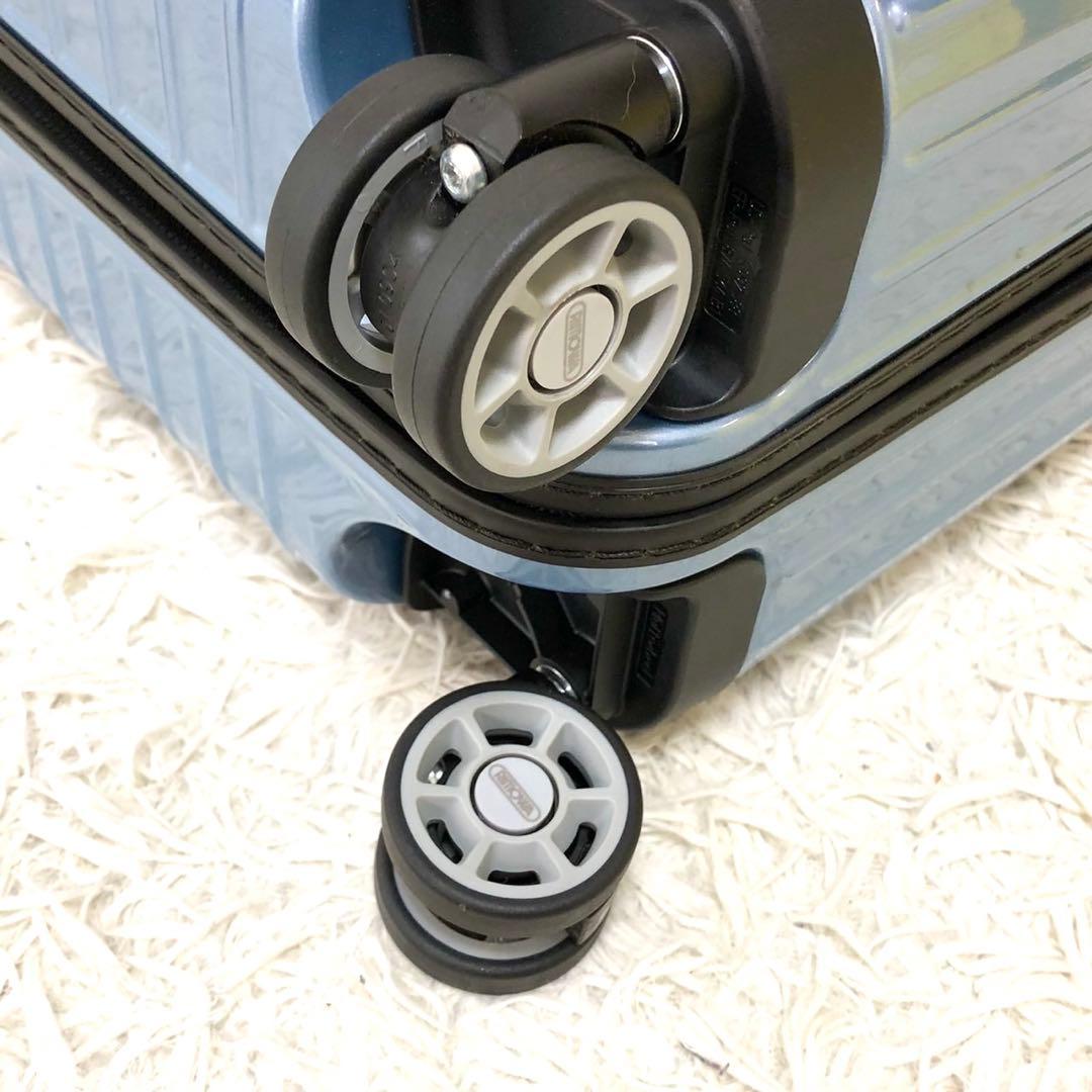 極美品✨リモワ キャリーケース サルサエアー 4輪 33L TSAロック ブルー