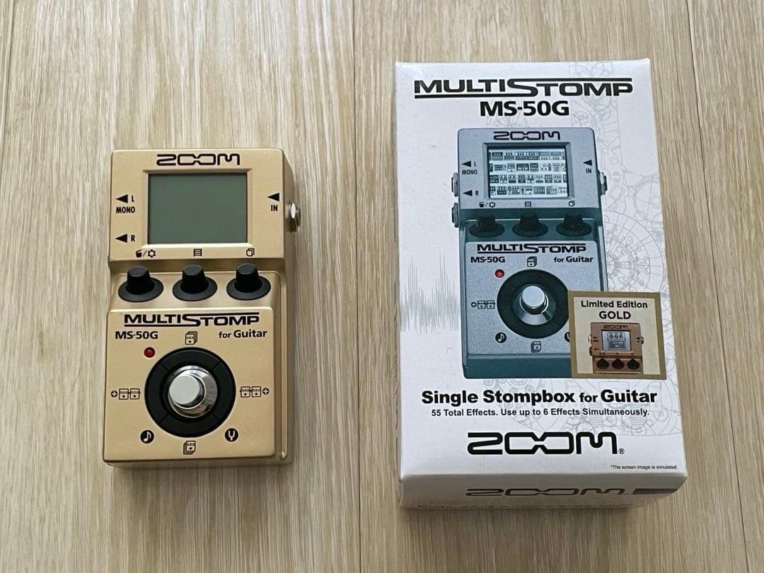 【GOLDエディション】ZOOM MS-50G 元箱付