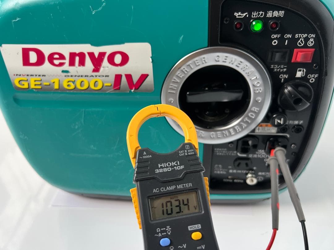 DENYO デンヨー インバーター発電機 GE-1600SS-IV 動作良好♪♪