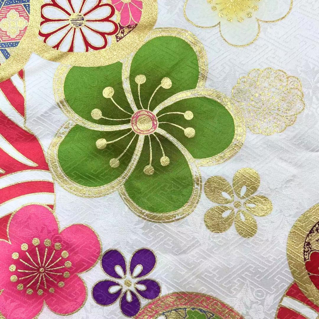 ≪早い者勝ち≫【美品】 振袖 正絹 古典柄 成人式 単品 白 S*110 ●