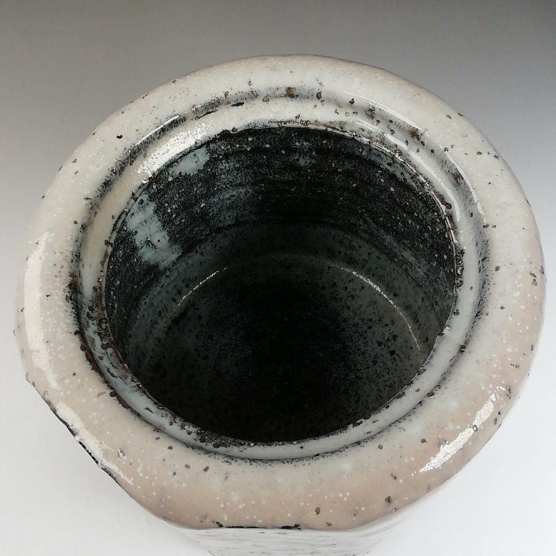 Ｗ２３　水指　『萩　水指』『小萩窯　厚東建信 造』　共箱　茶道具