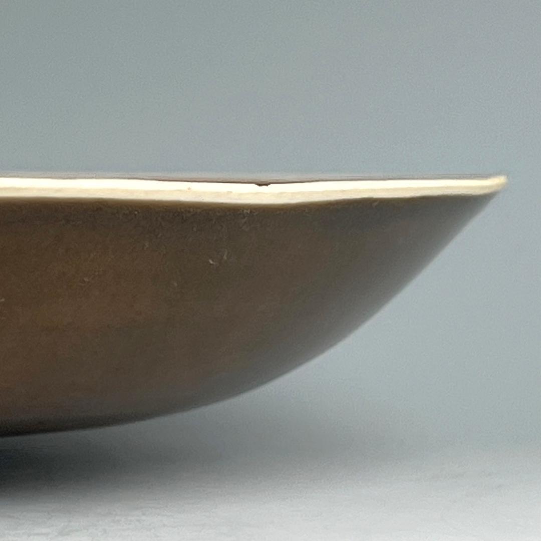 定窯紫金釉鹿紋碗 唐物 中国古玩 中国美術 唐物 擺件 A895