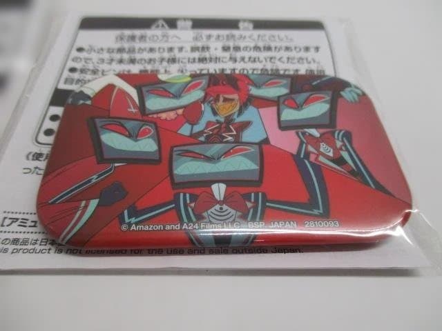 【未開封品】ハズビン・ホテルへようこそ　スクエア缶バッチ　４種セット