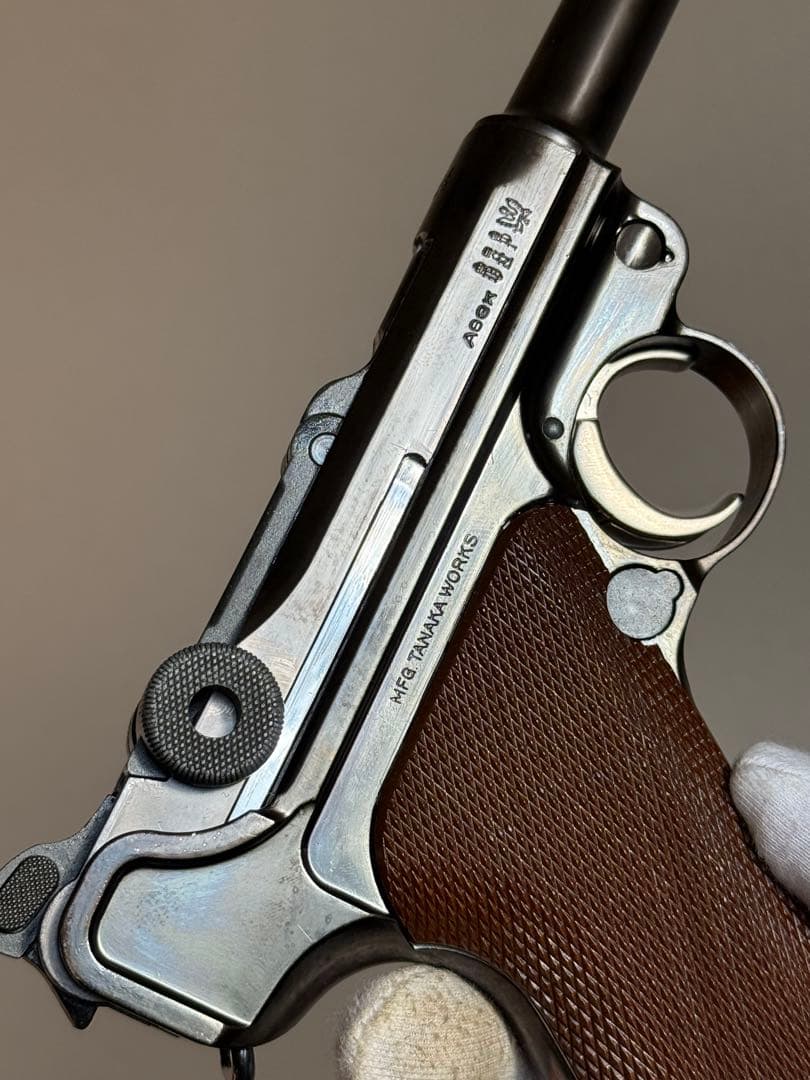 タナカ ルガー P08 6インチ メタルフィニッシュ ガスブロ ガスガン マルイ