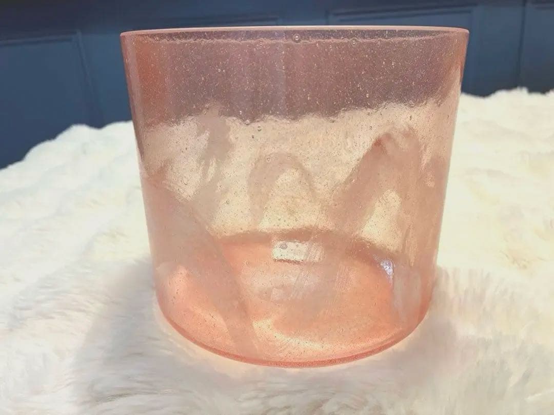 クリスタルボウル　7インチG+20 ピンク