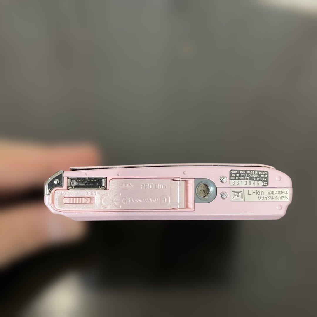 Sony Cybershot DSC-T70 デジタルカメラ　ピンク
