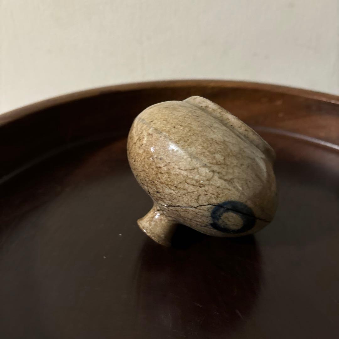 古瀬戸　丹波油壷　古伊万里　江戸時代 小壺 花器 民藝 検:白洲正子李朝