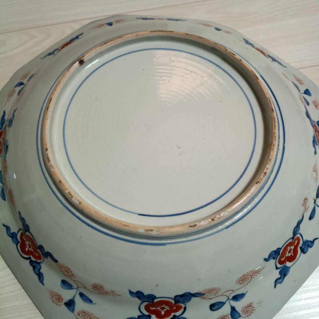 古伊万里 　大皿　飾皿　直径約４１cm　２個セット 木箱あり