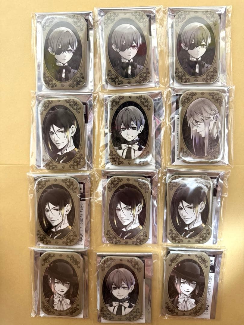 黒執事 Black Label 缶バッジ Rich Black シエル 12点